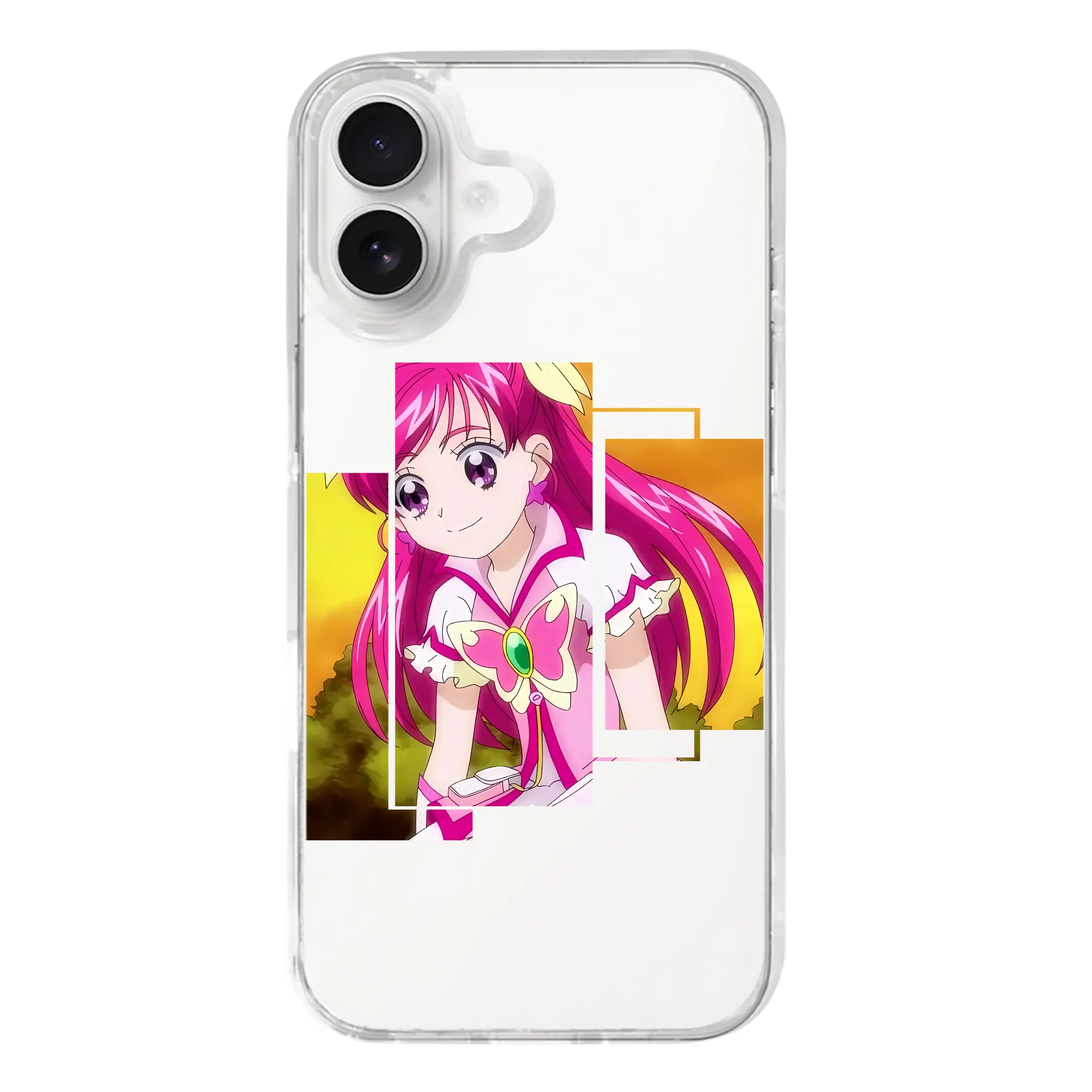プリキュア グッズ,夢原のぞみ - iPhone 17シリーズ 透明スマホケース – 薄型・耐衝撃・精密フィット保護カバー